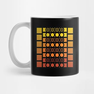 “Dimensional Alignment” - V.4 Orange - (Geometric Art) (Dimensions) - Doc Labs Mug